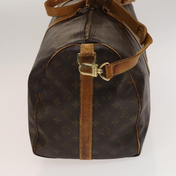 LOUIS VUITTON Monogram Keepall Bandouliere 50 Boston Bag M41416 LV Auth 132553 - Picture 5 of 16